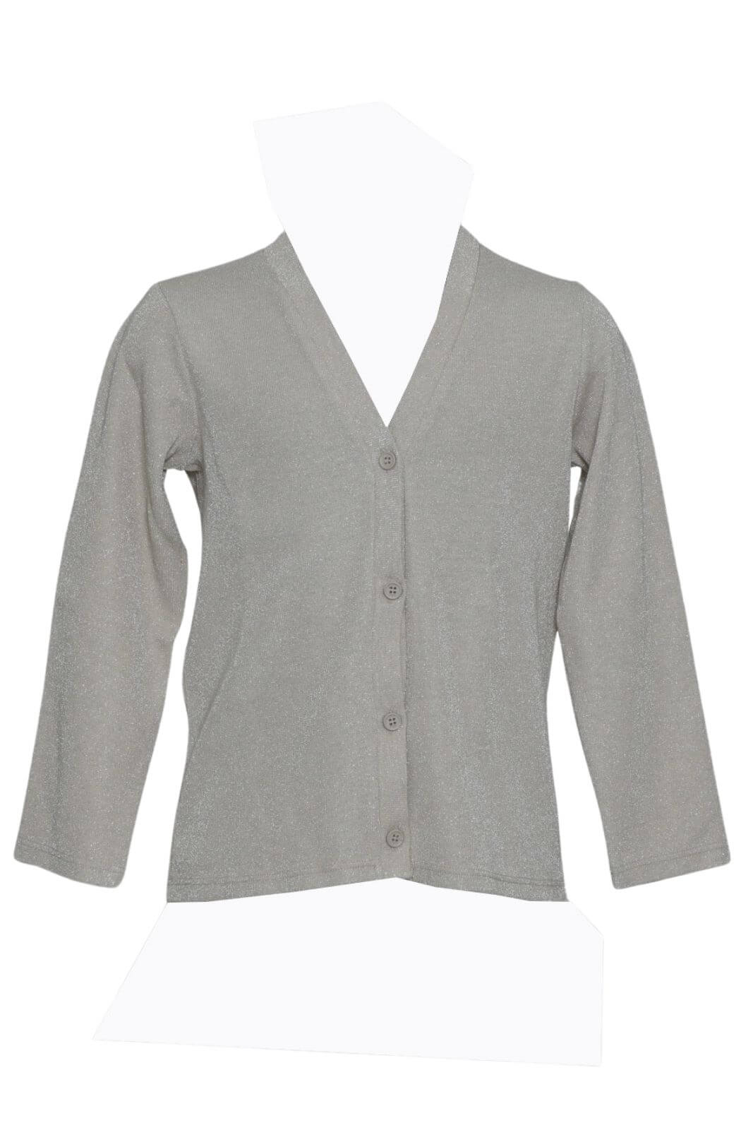 DOU UOD CARDIGAN BAMBINA IN LUREX