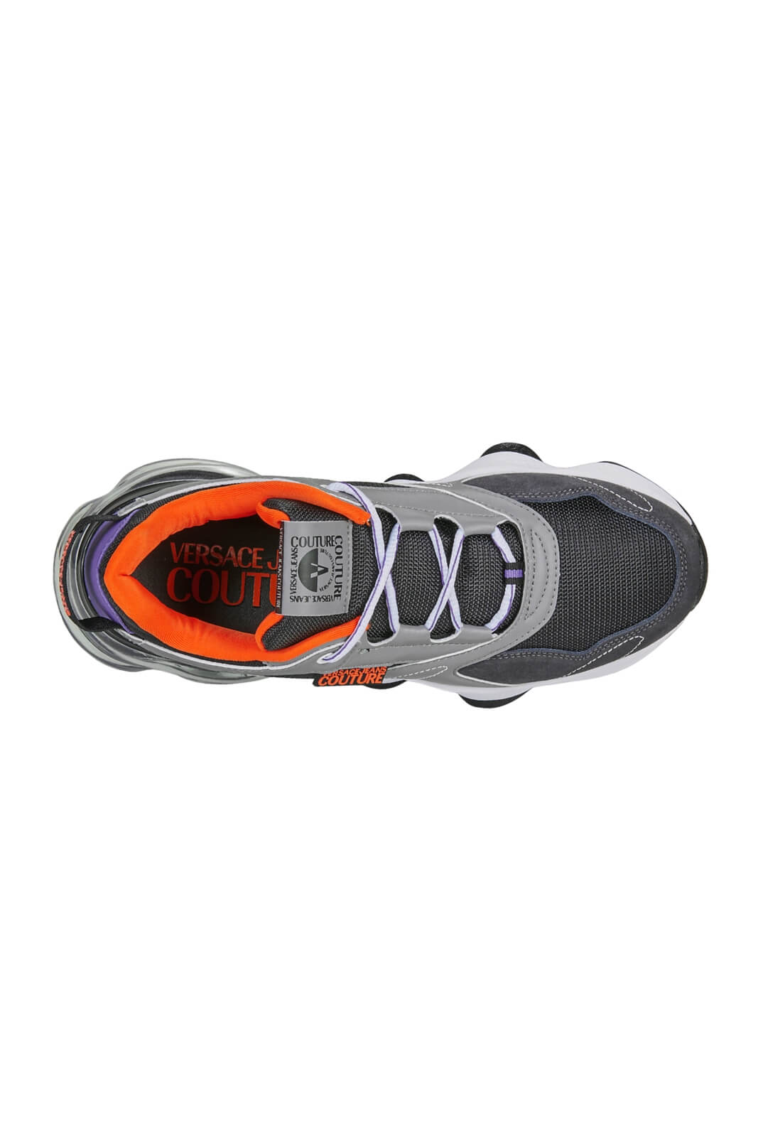 Versace Jeans Couture Sneakers Uomo in mesh e suede