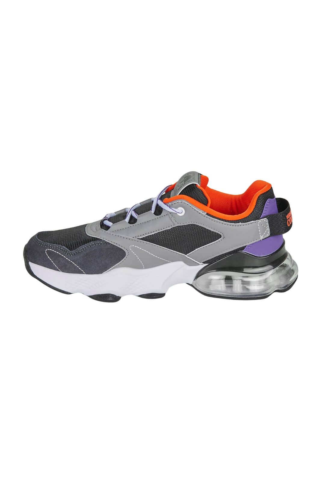 Versace Jeans Couture Men's Sneakers in mesh and suede