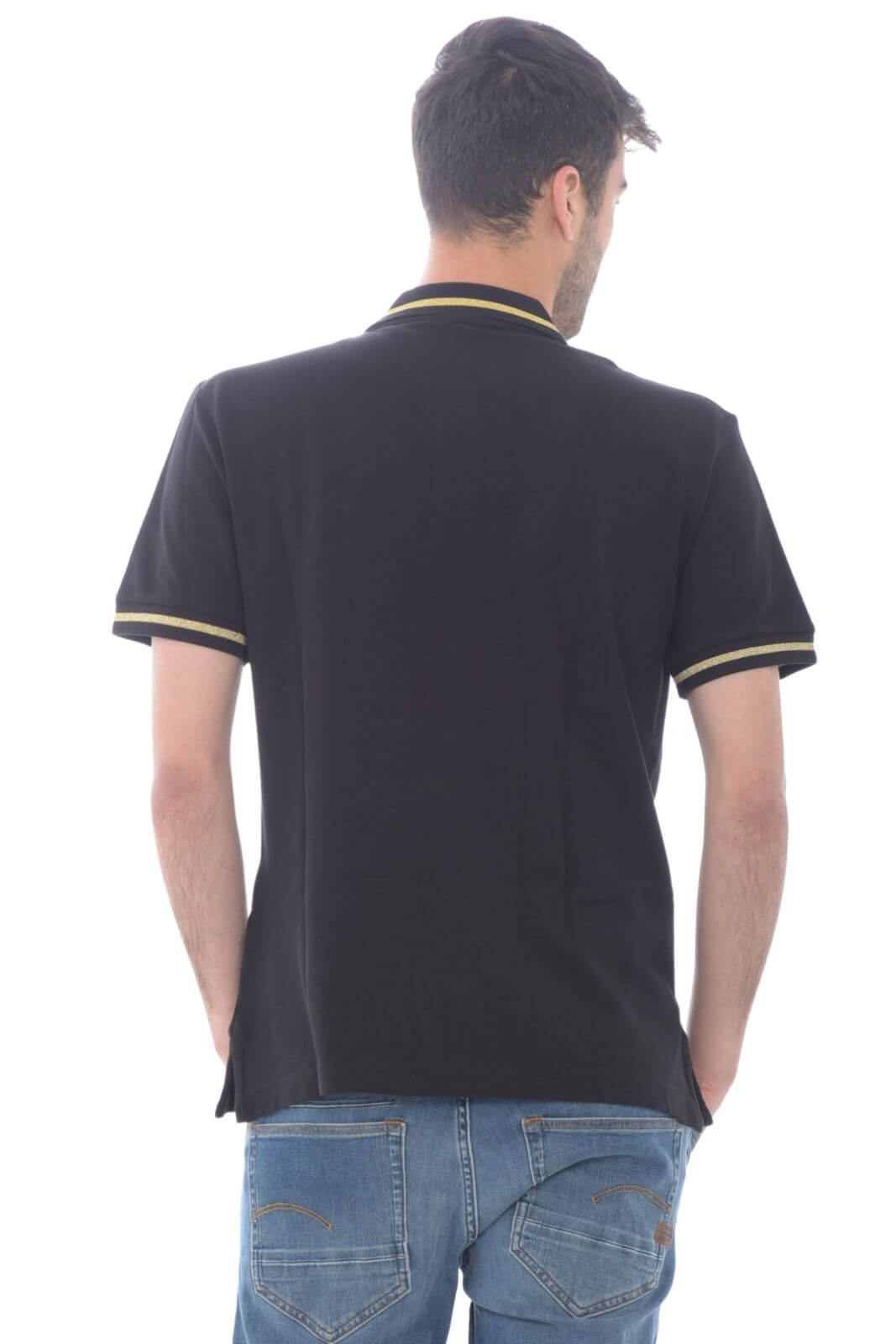 Versace Jeans Couture men's polo shirt with Emblem logo