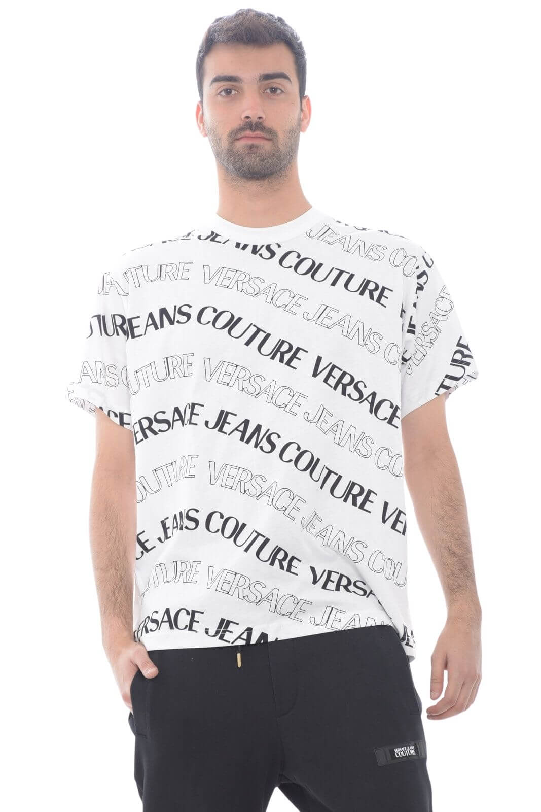 Versace Jeans Couture Men's T Shirt with monogram print