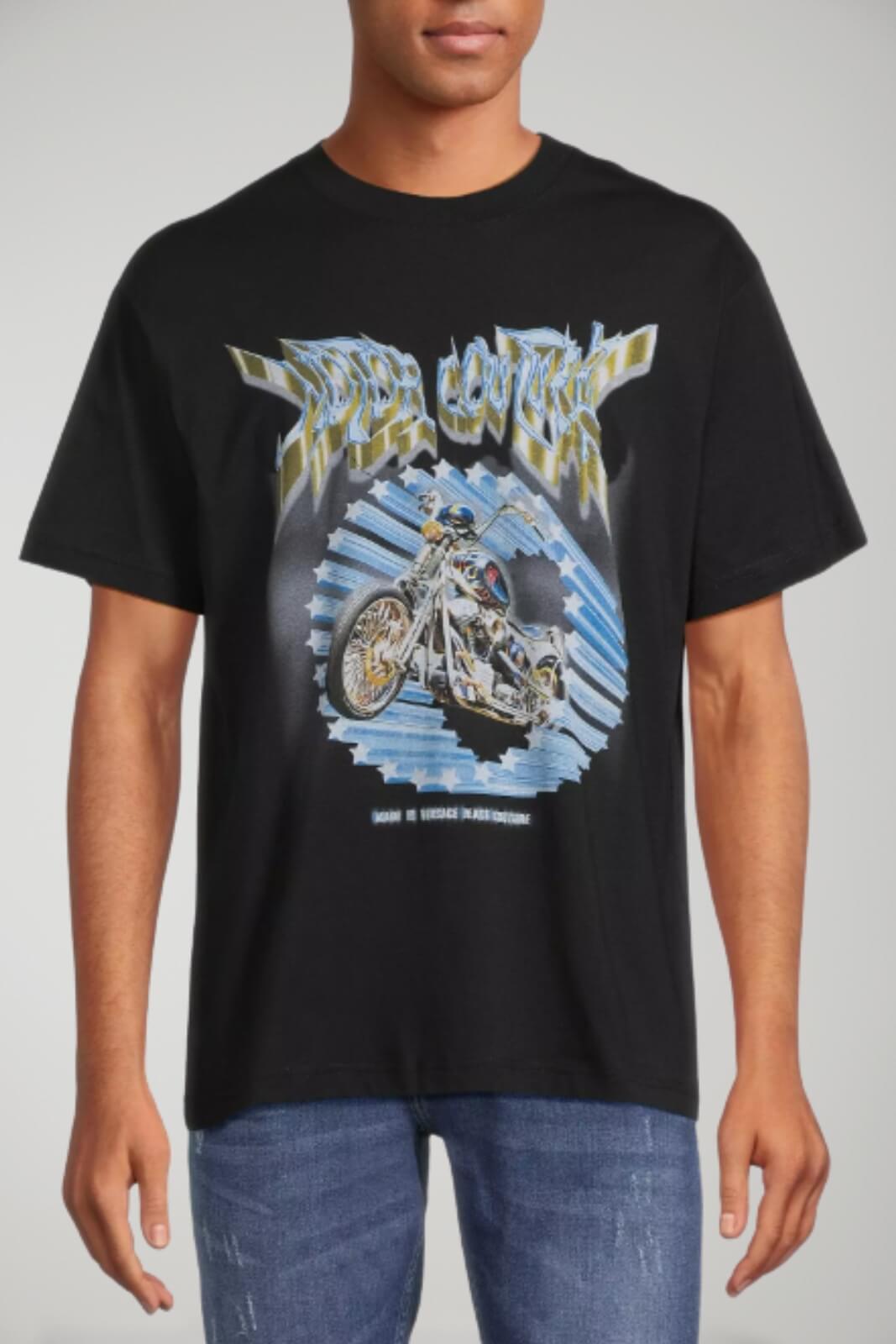 Versace Jeans Couture Men's T-Shirt MOTOR COUTURE