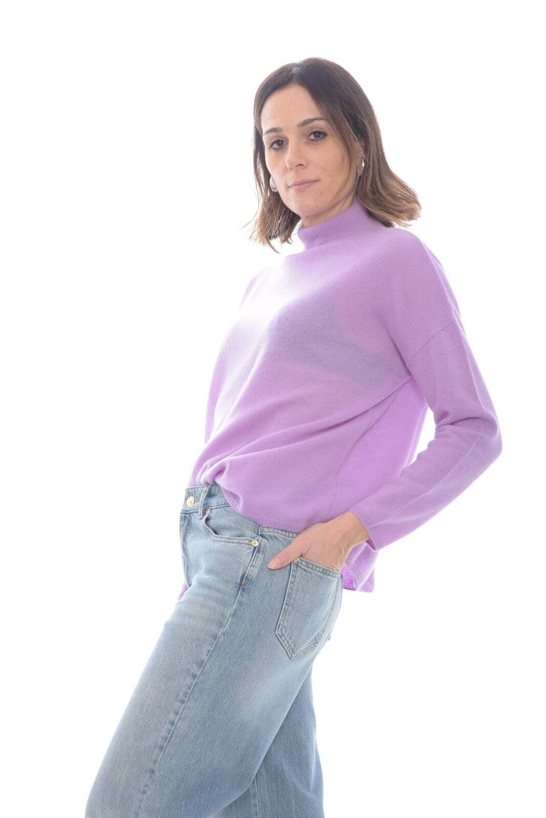 Vicolo women's turtleneck in cashmere