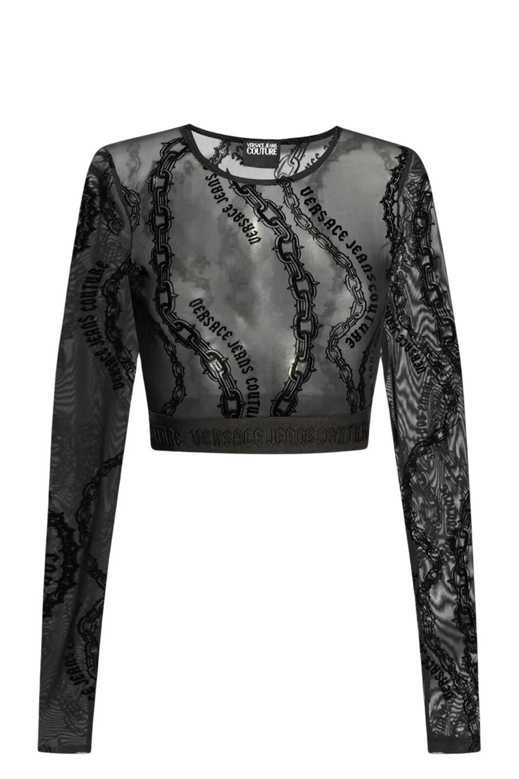 Versace Jeans Couture women's tulle top