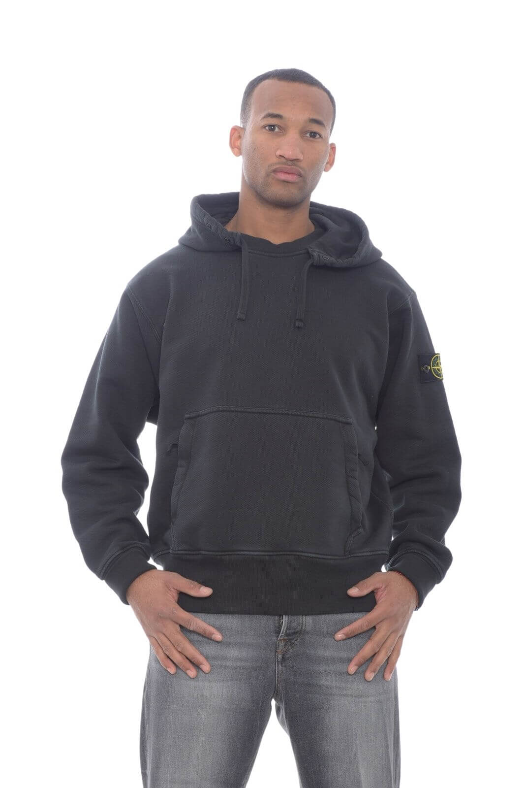 Stone Island felpa uomo con cappuccio