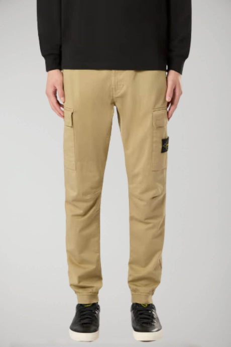 Stone Island men's trousers STRETCH COTTON WOOL SATIN