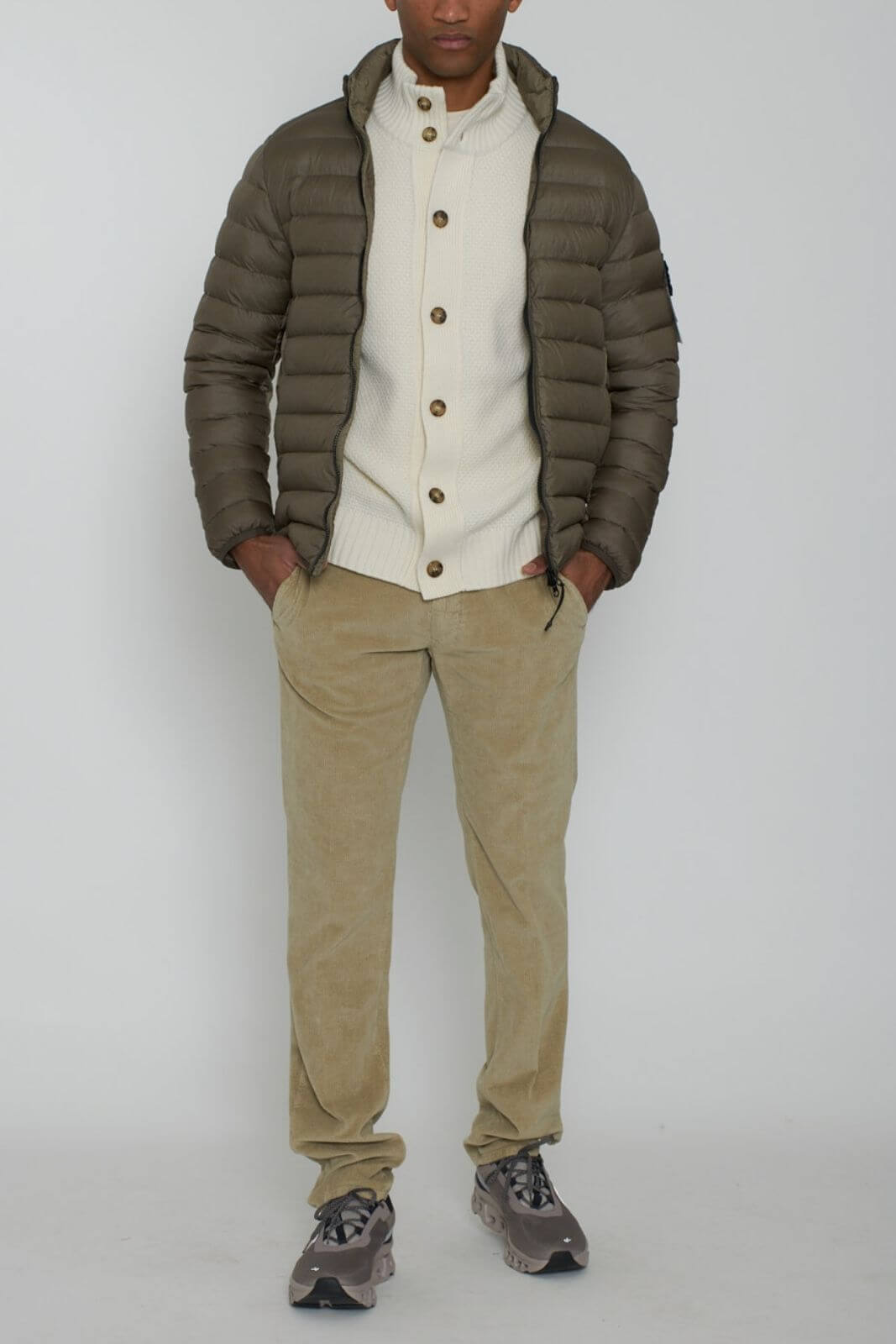 Stone Island piumino uomo LOOM WOVEN CHAMBERS RECYCLED NYLON DOWN-TC