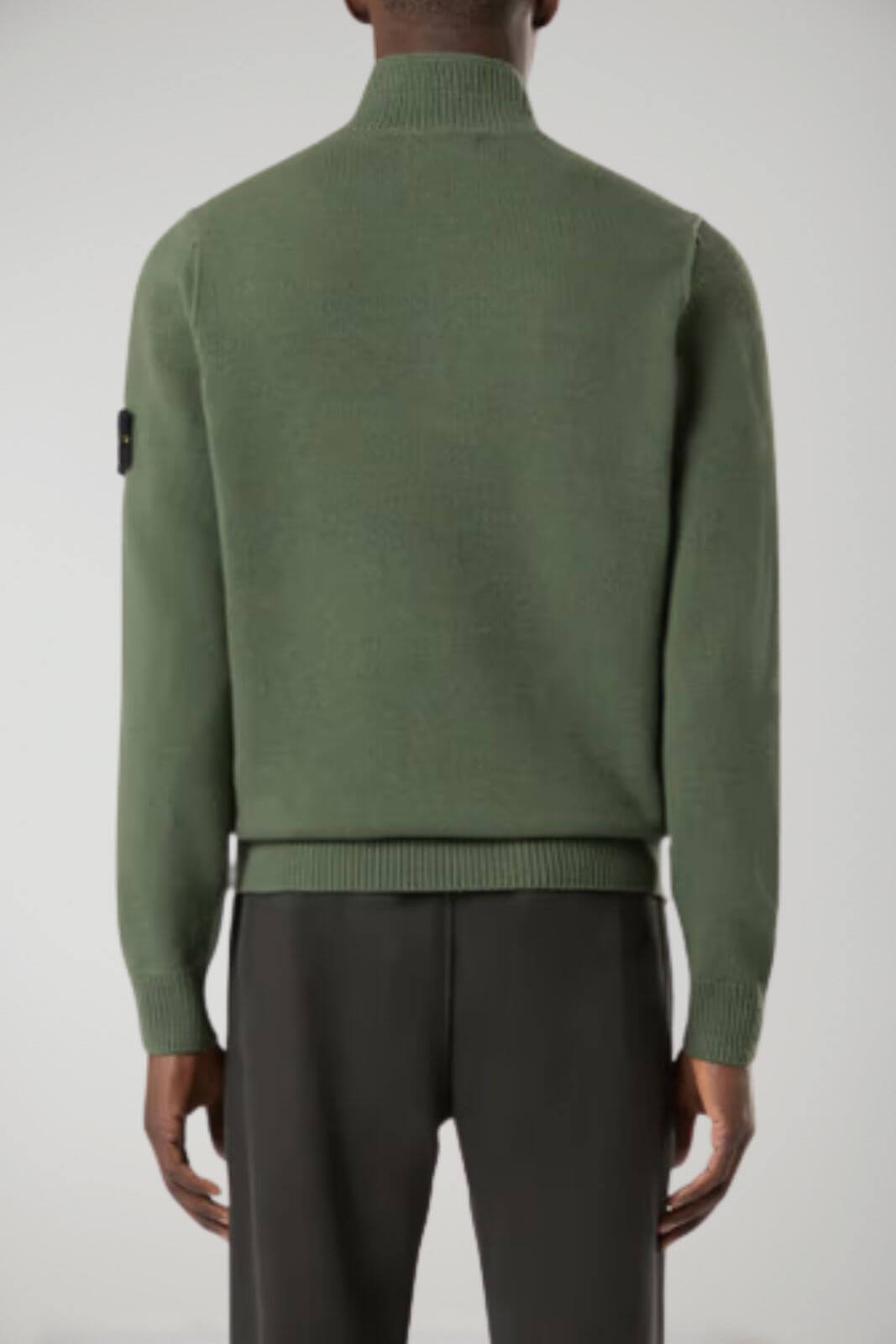 Suéter de lana de cordero para hombre de Stone Island