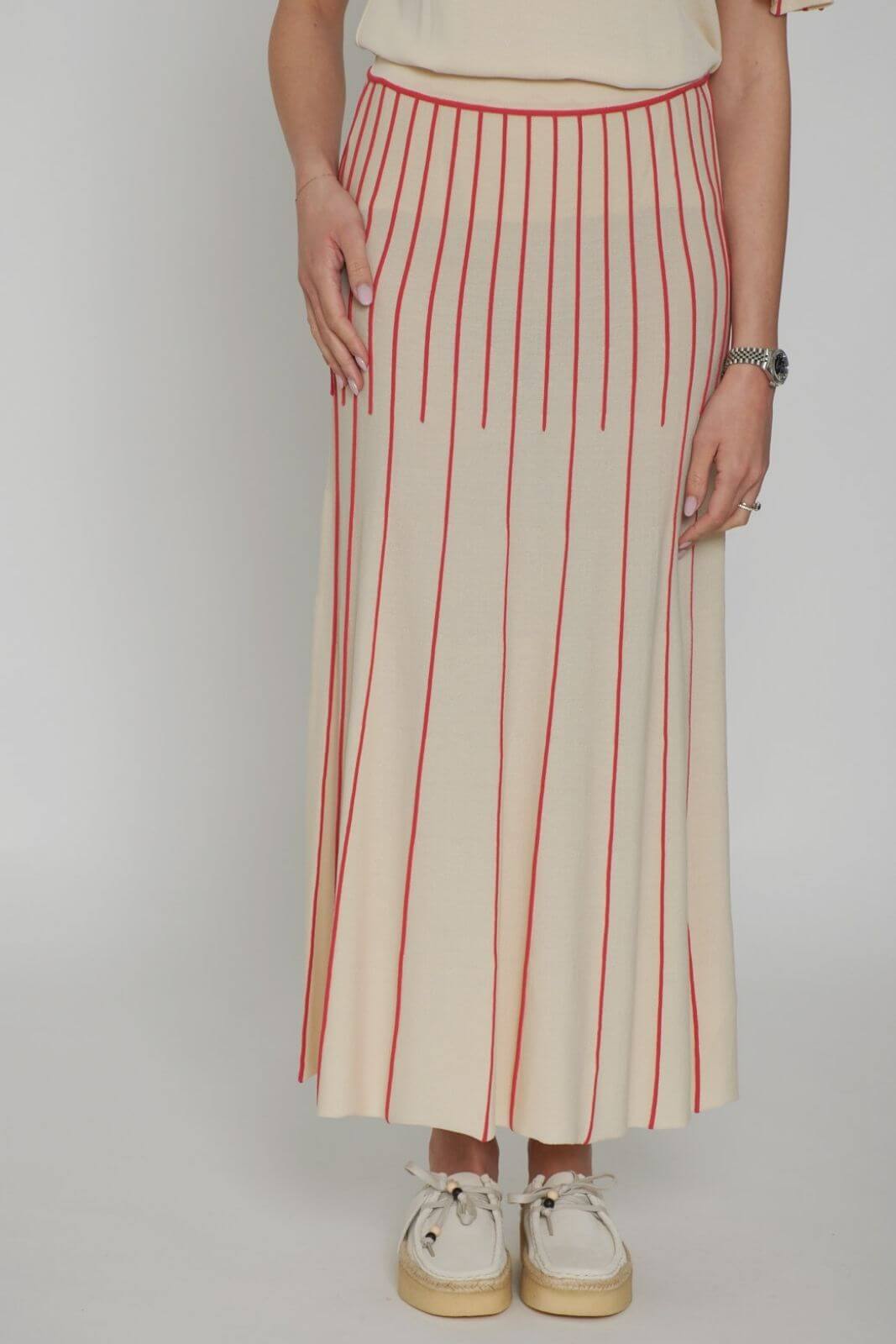 Aldo Martins Striped Knit Skirt