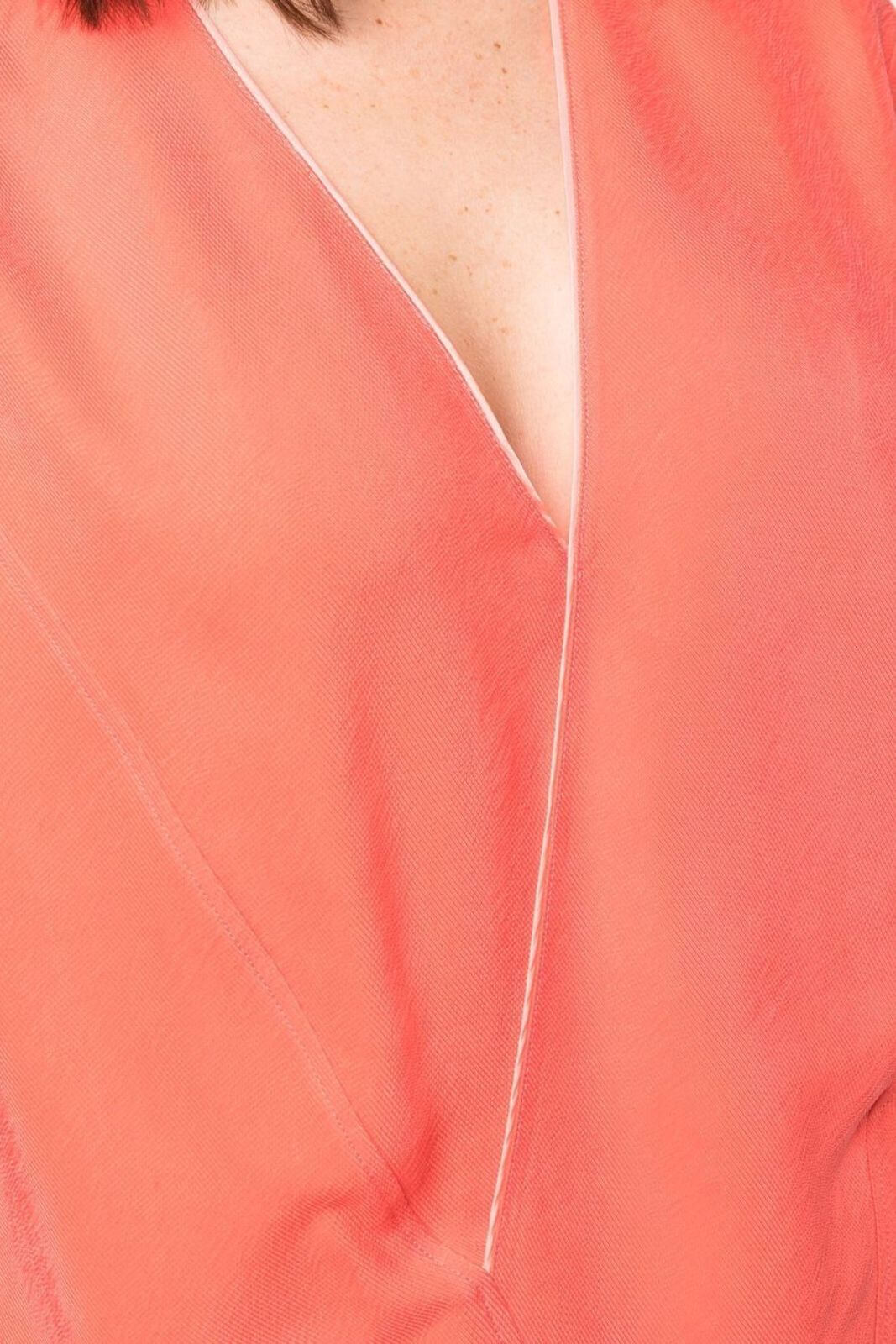 Forte Forte Blusa Donna in cupro con dettaglio ad incrocio