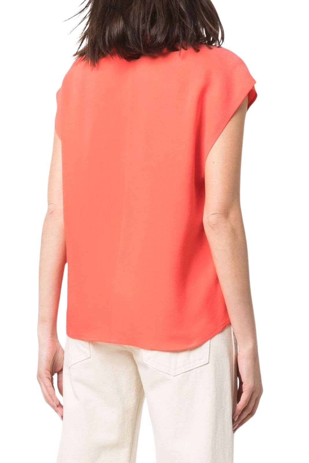 Forte Forte Blusa Donna in cupro con dettaglio ad incrocio