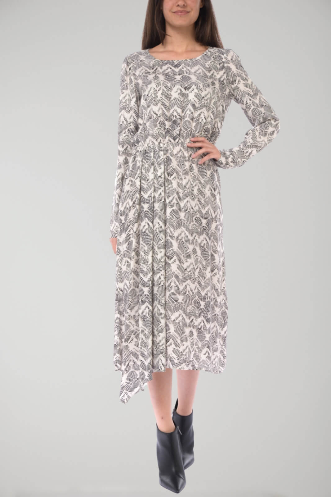 Patrizia Pepe Abito Donna stampa zebrata con dettaglio cut out