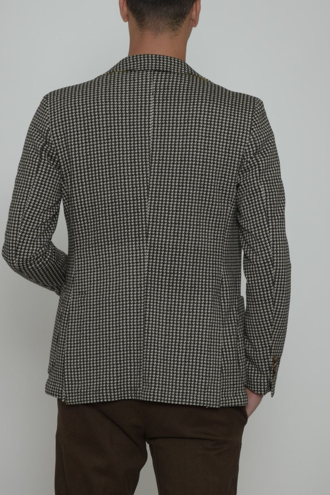 At.p.co Men's Houndstooth Jacket