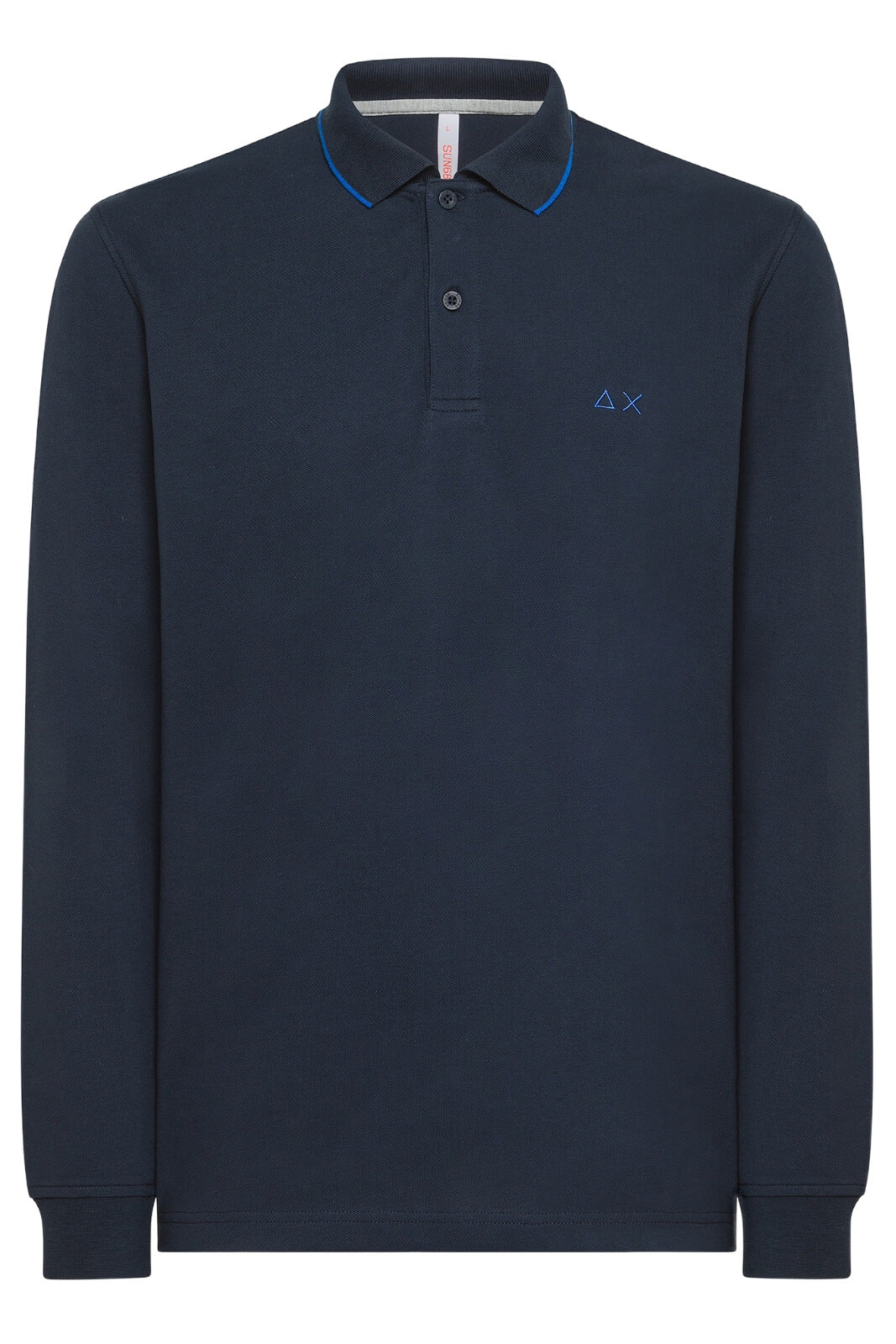 Sun68 Men's Long Sleeve Polo Shirt