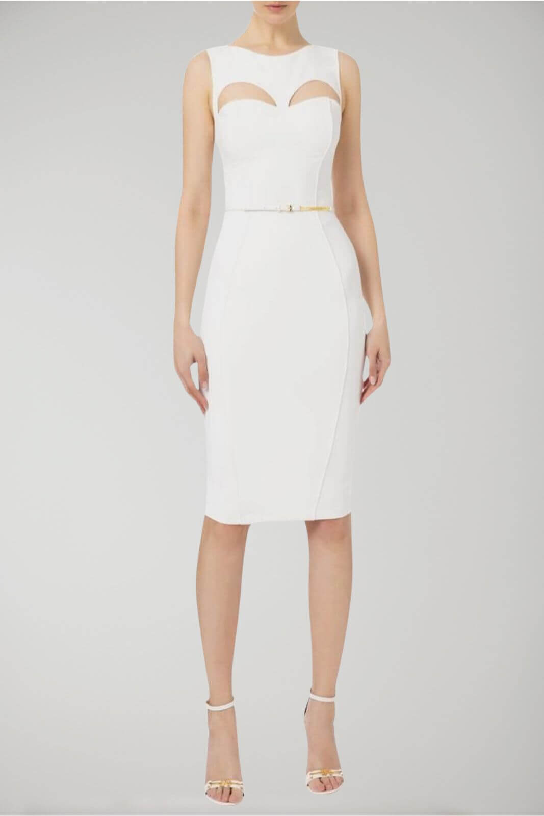 Elisabetta Franchi abito donna tubino con cintura
