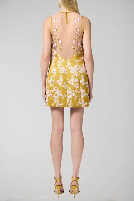 Elisabetta Franchi women's dress in printed duchesse and tulle