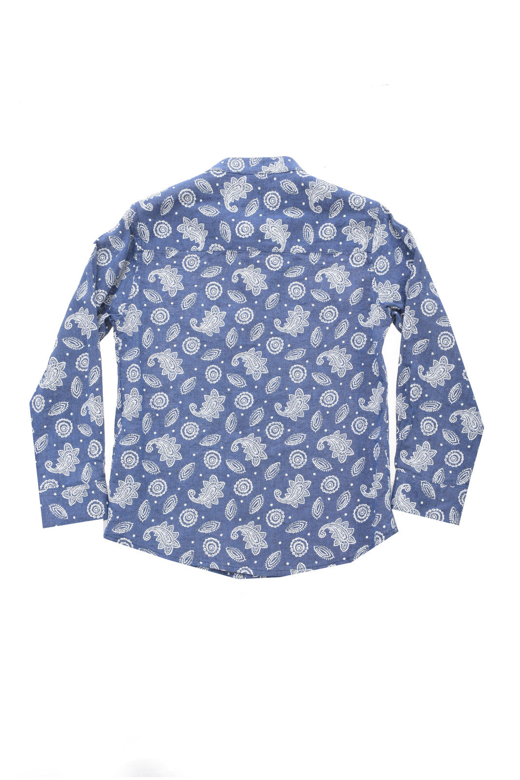 Please Paisley print children's shirt