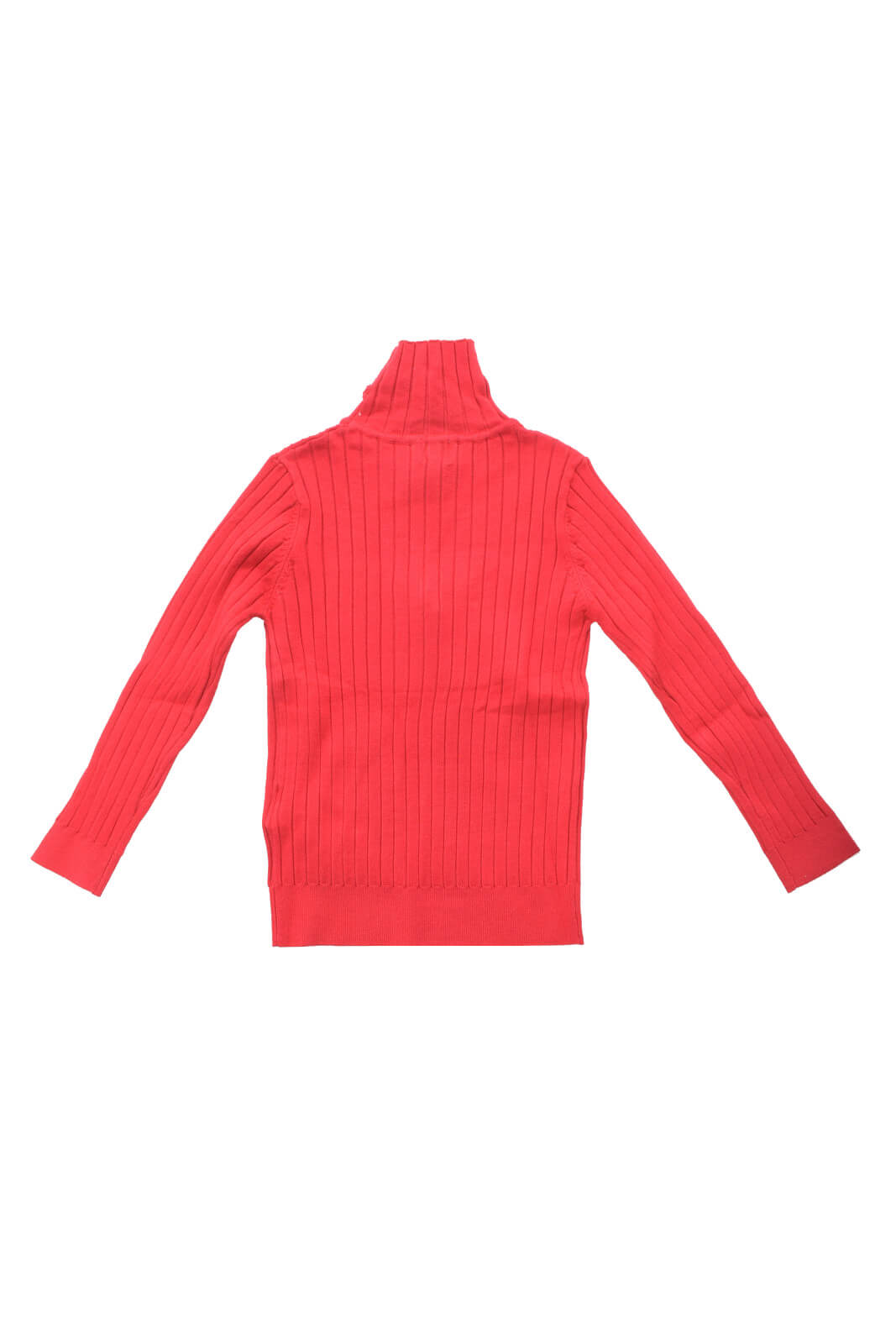 Gaialuna Jersey de cuello alto de canalé para niña