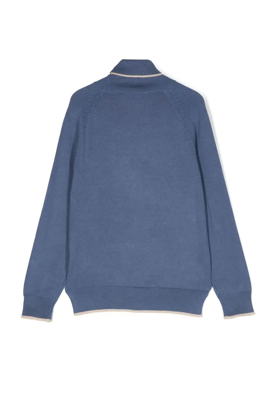 Trussardi Dolcevita Bambino con bordi a contrasto