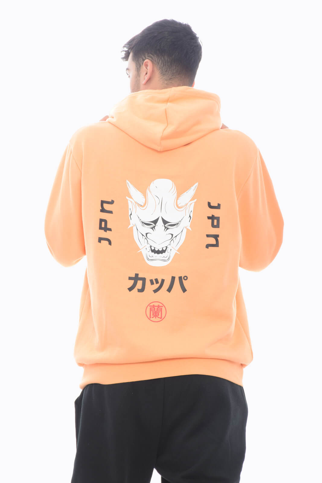 Kappa Sudadera de hombre con bolsillo canguro