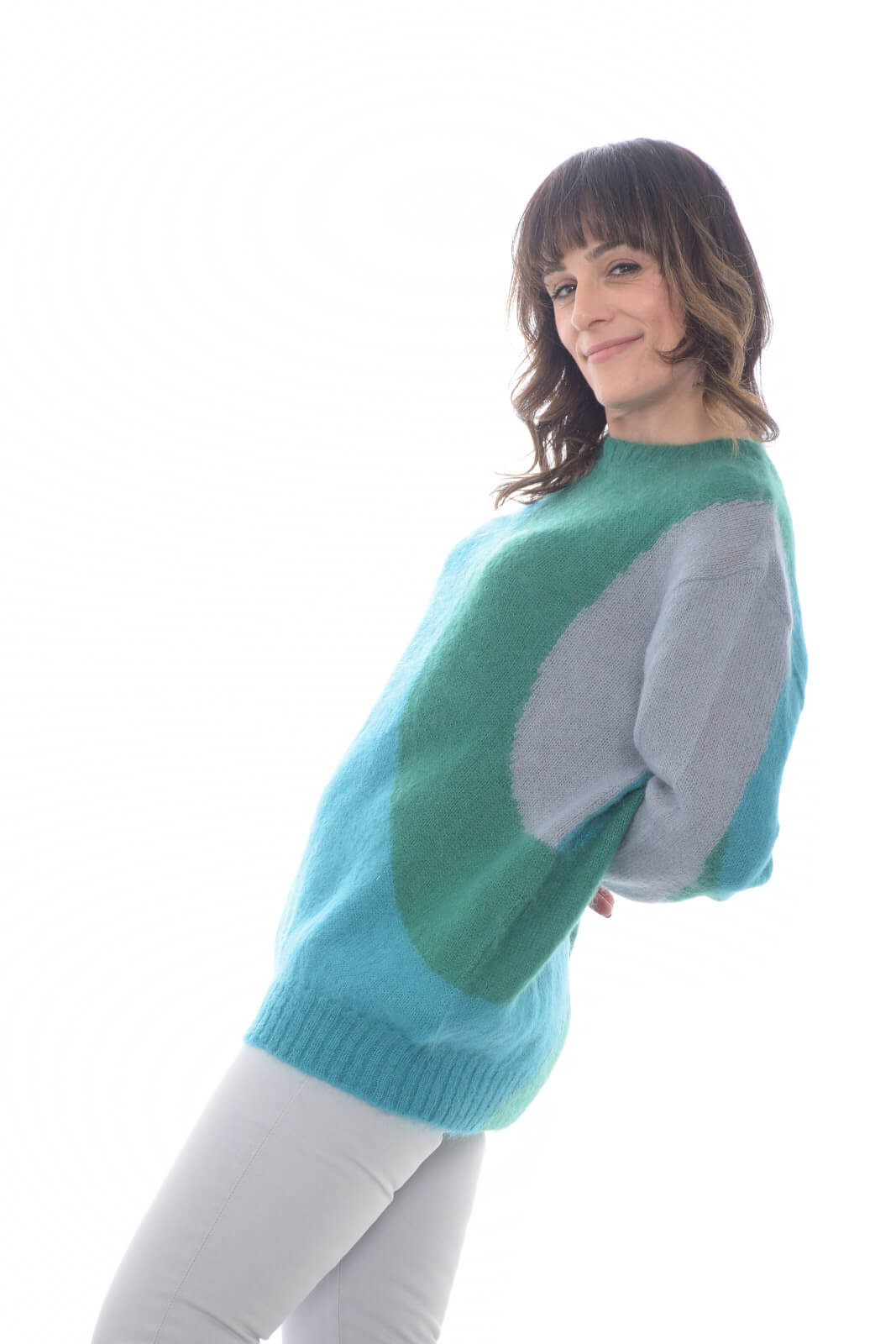 Alberta Ferretti Maglia Donna fantasia multicolore