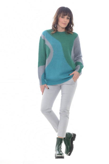 Alberta Ferretti Maglia Donna fantasia multicolore