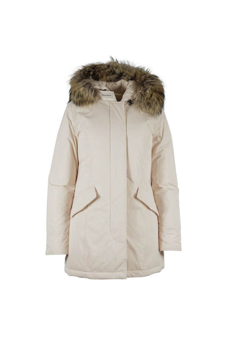 Woolrich parka donna Arctic in Ramar Cloth con pelliccia removibile