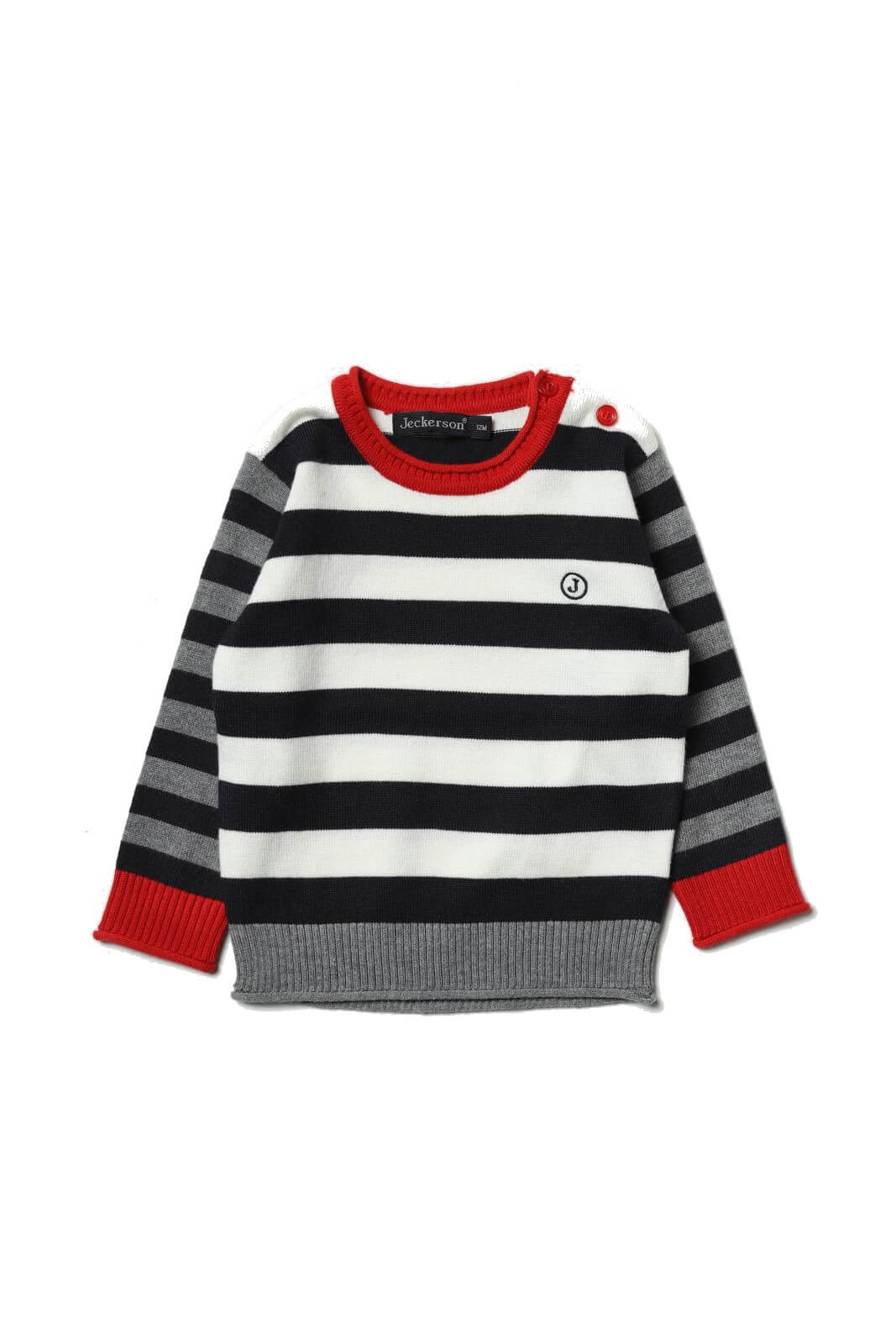 Jeckerson maglia bambino a righe