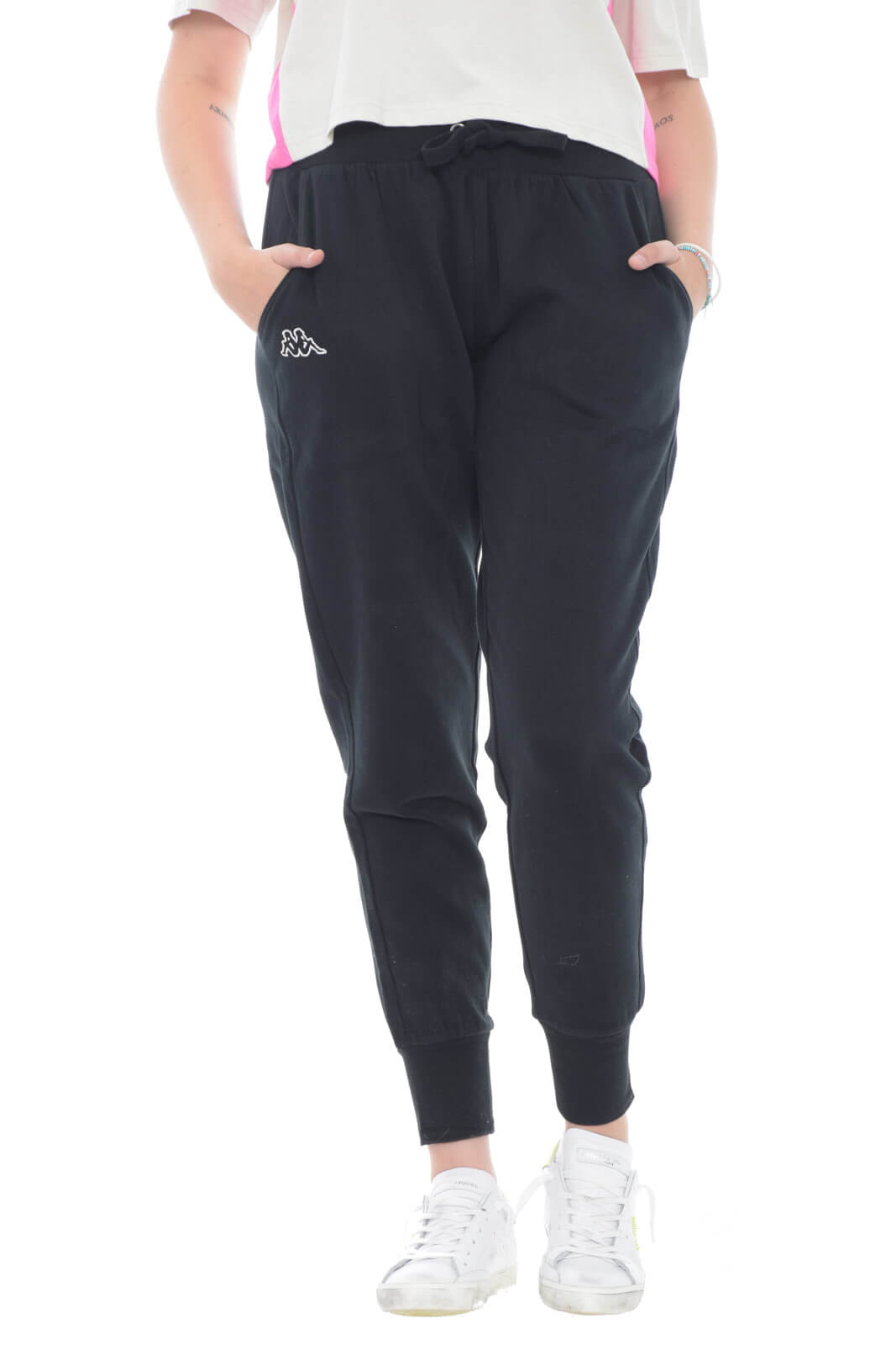 Pantaloni kappa store donna neri