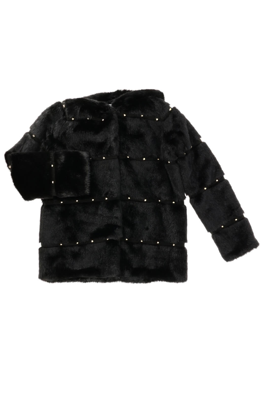 Abrigo de piel Liu Jo para niña con tachuelas