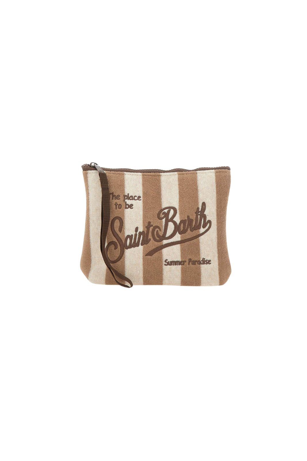 MC2 Saint Barth pochette donna Aline Sponge Terry Embossed Palm