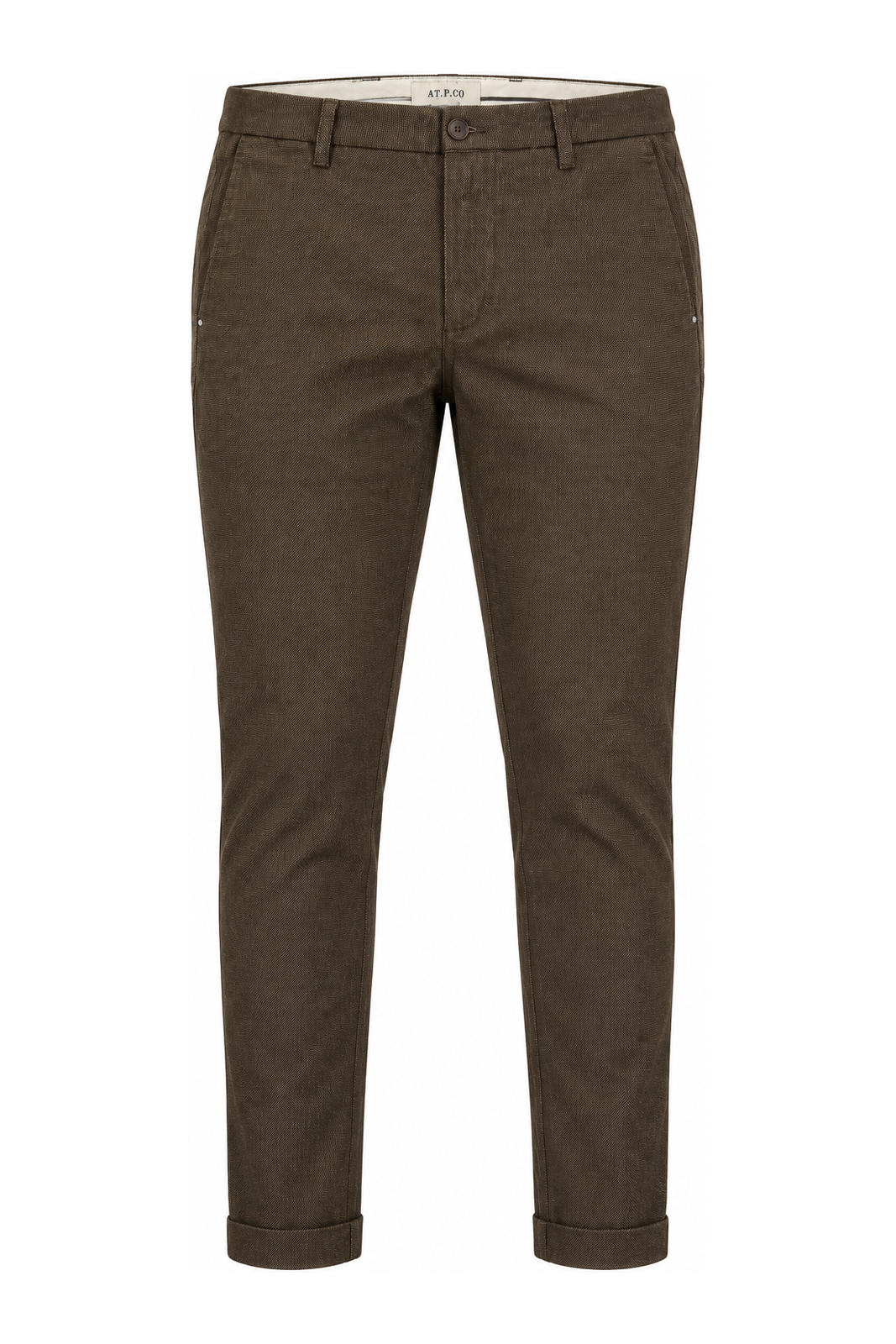 AT.P.CO Pantaloni Uomo Chino in Microlavorazione