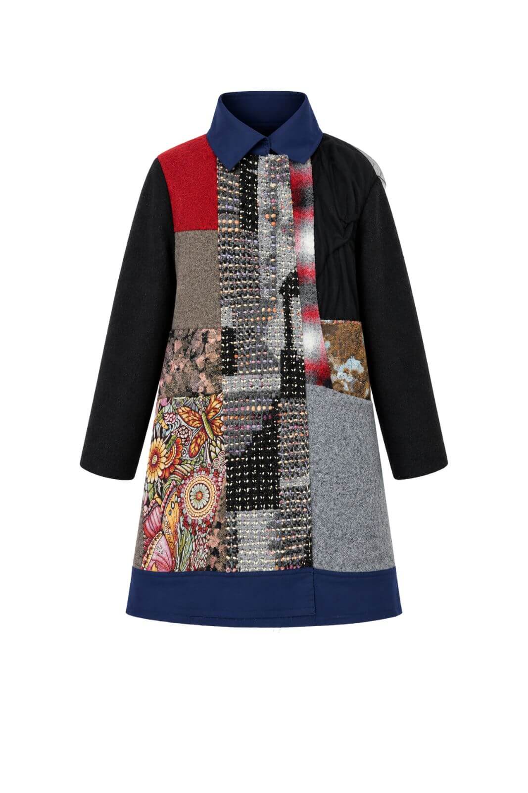 Aforisma Cappotto Donna multi patchwork