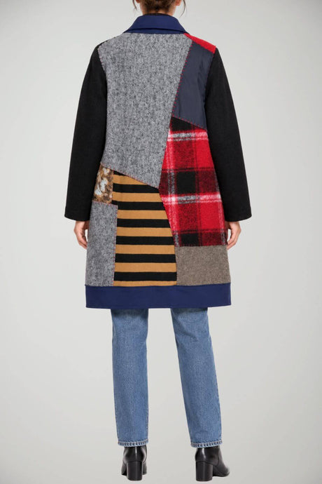 Aforisma Cappotto Donna multi patchwork