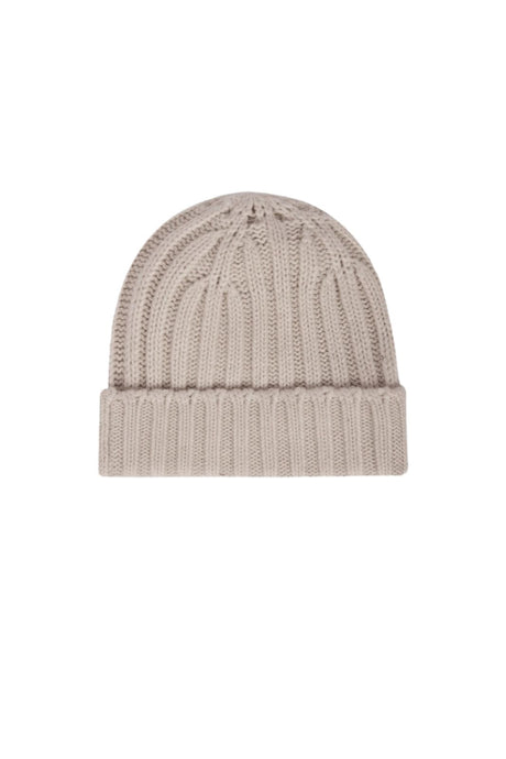 After Label unisex wool-blend beanie / Beige