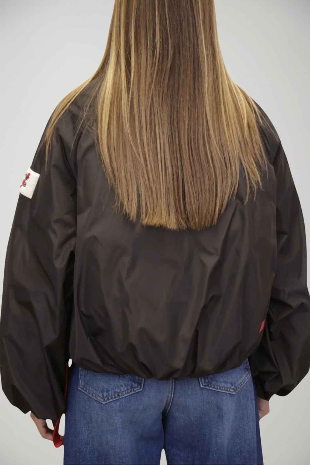 After Label Bomber Donna Everest oversize