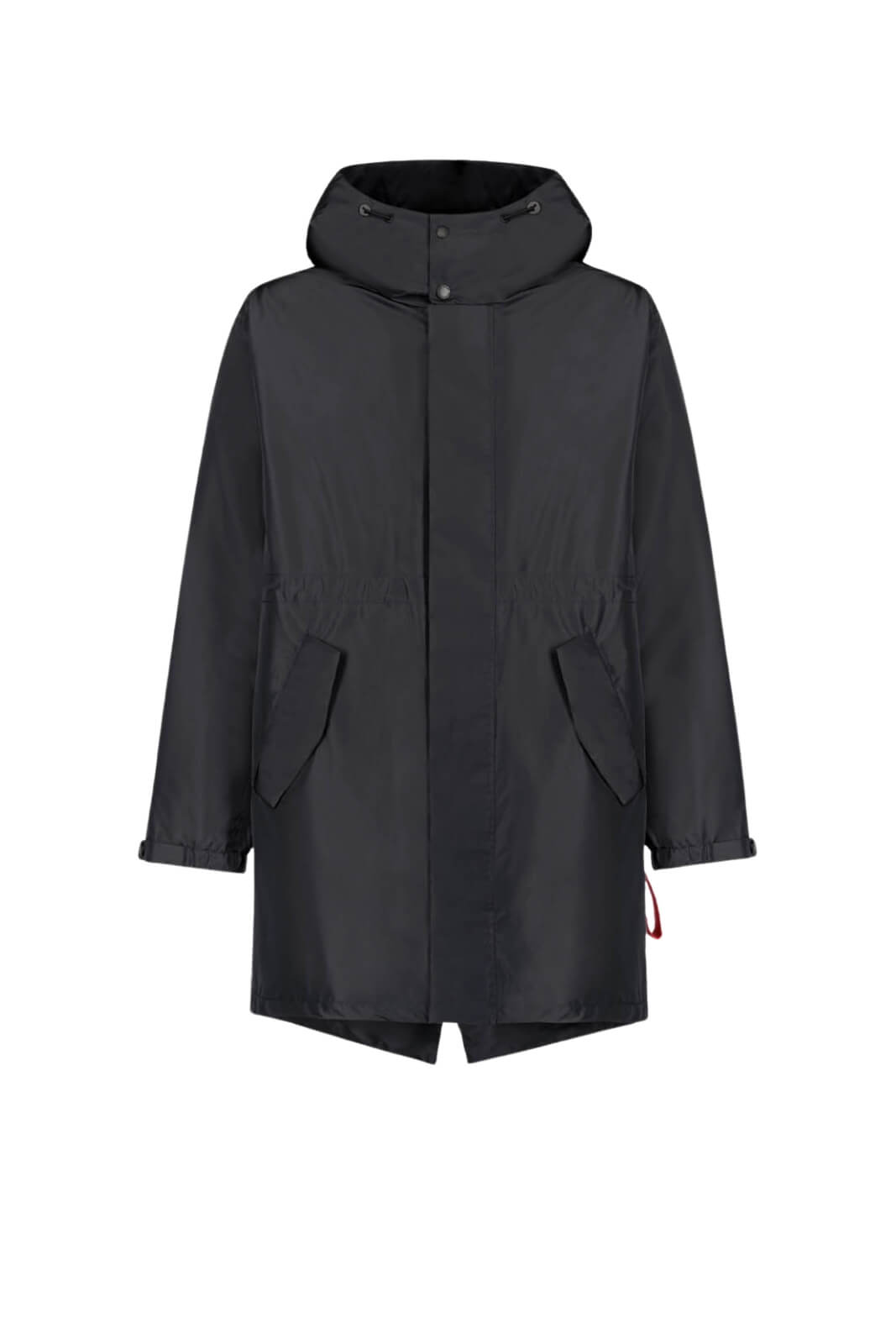 Parka lungo da uomo After Label con cappuccio