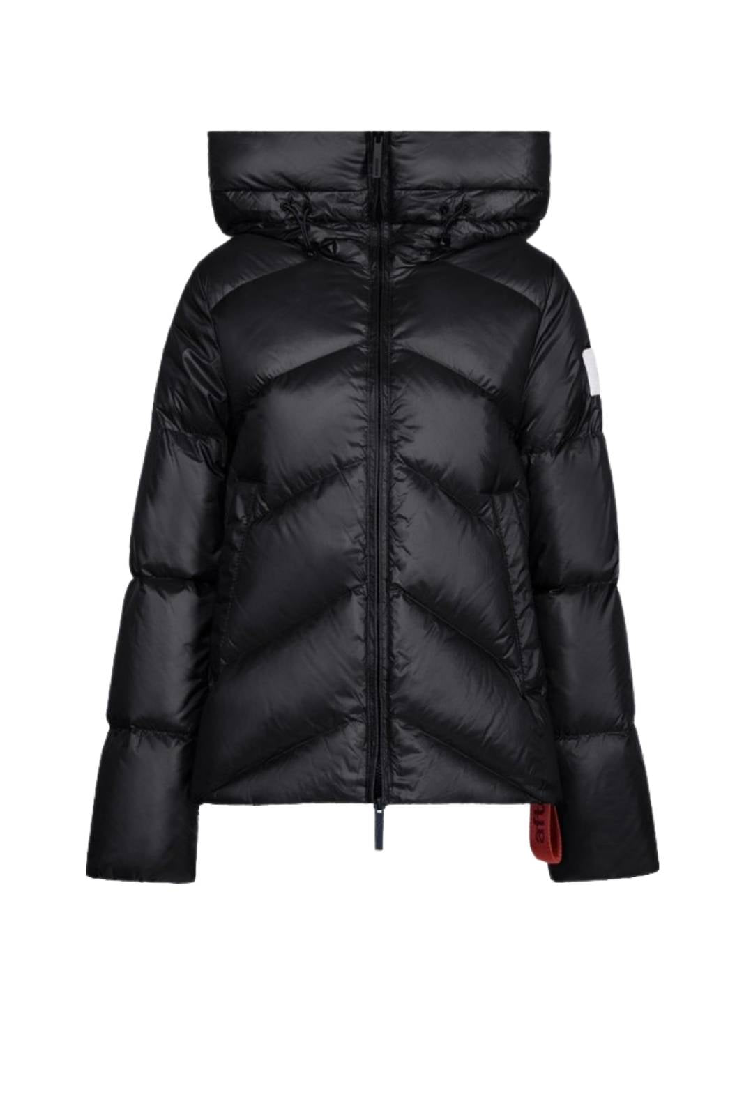 After Label Piumino Donna lucido Helsinki / Nero