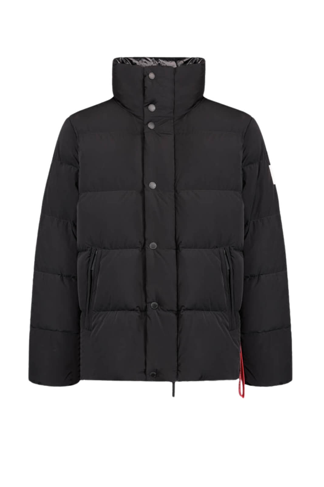 Piumino da donna After Label in piuma con collo alto fronte