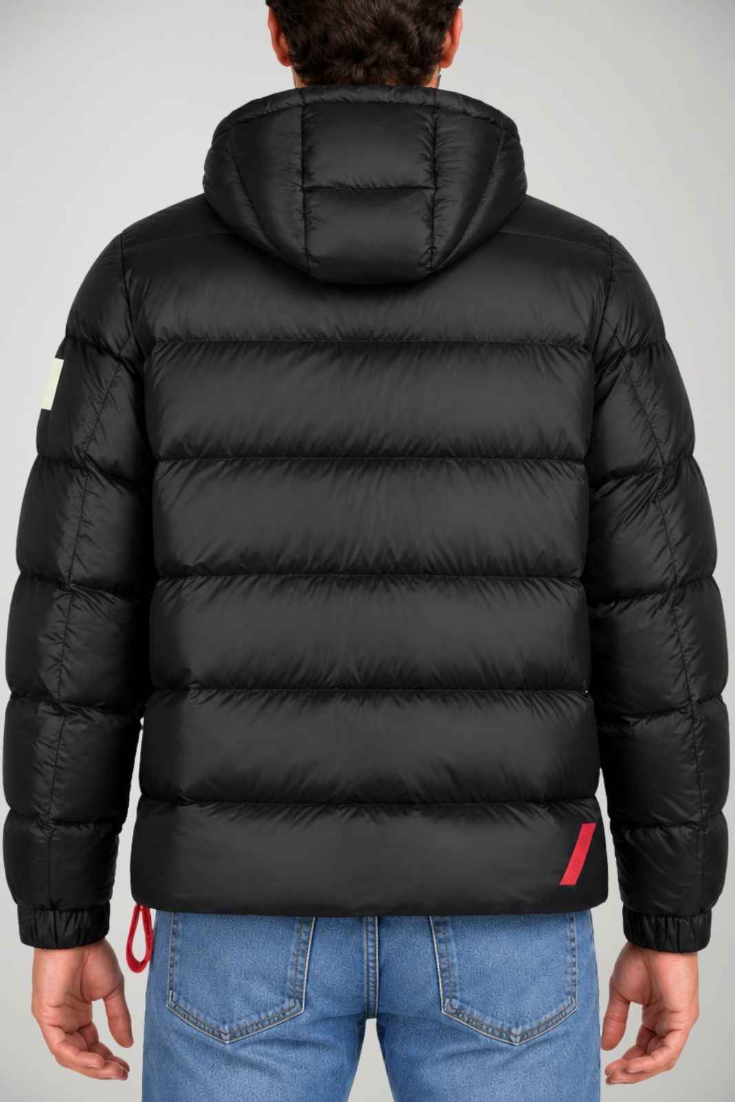 After Label Piumino Uomo lucido Verbier / Nero