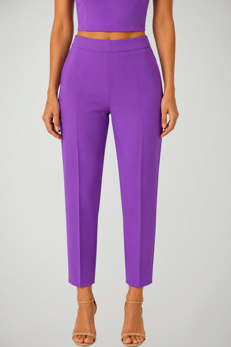 Akè Pantaloni Donna con piega stirata