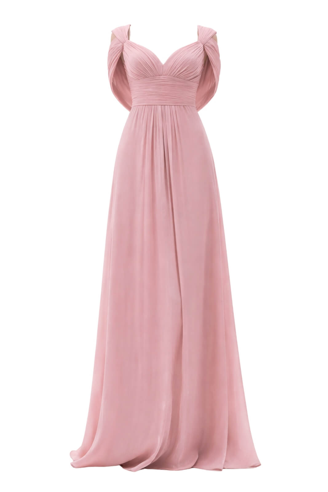 Abito da donna Allure Evening per cerimone lungo con corpetto plissettato