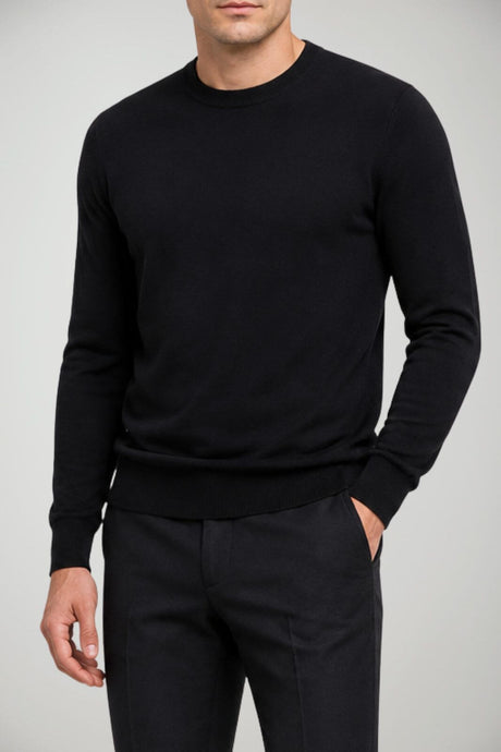 Alpha Studio Maglia Uomo in lana Slim fit / Nero