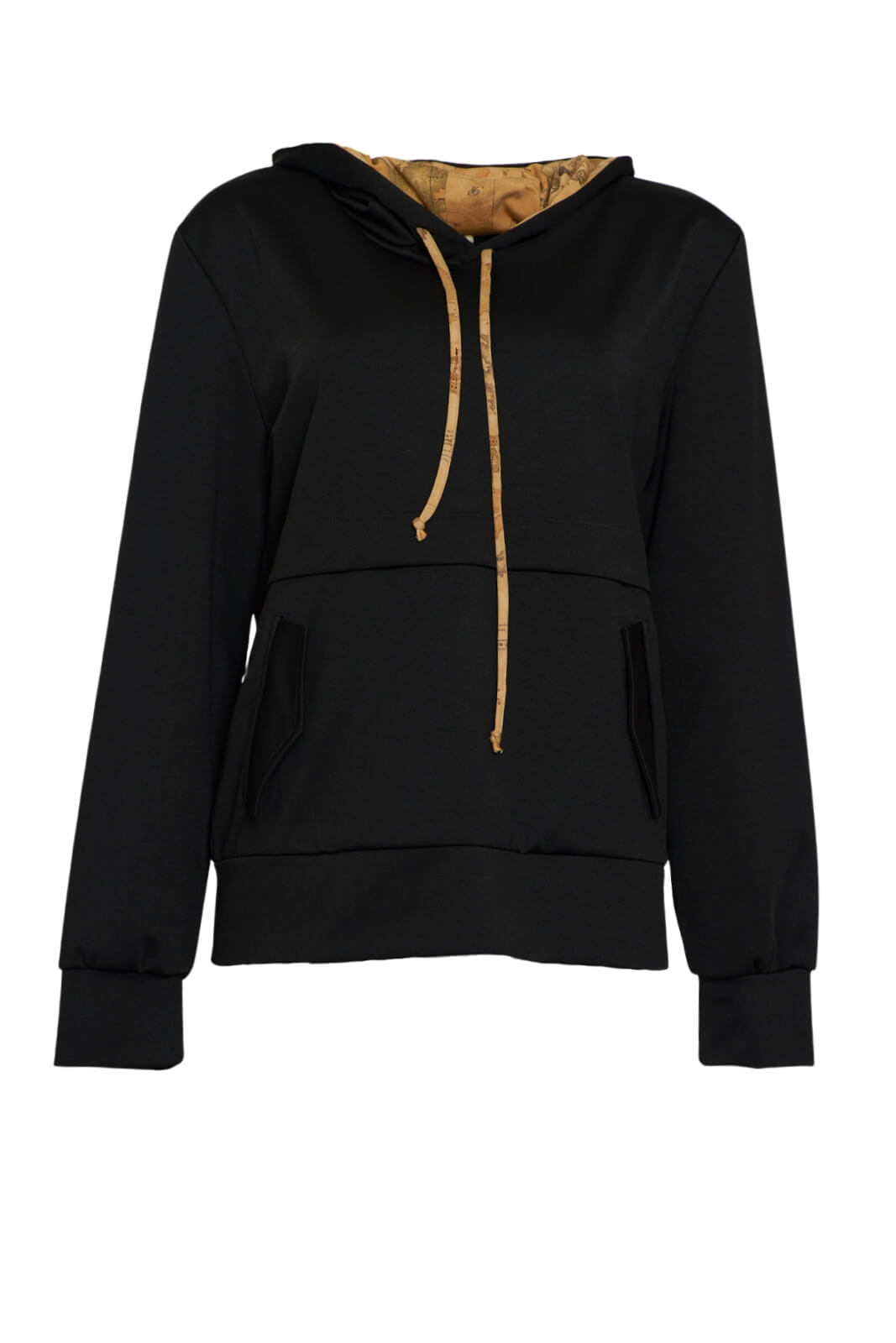 Felpa da donna con cappuccio e coulisse fronte