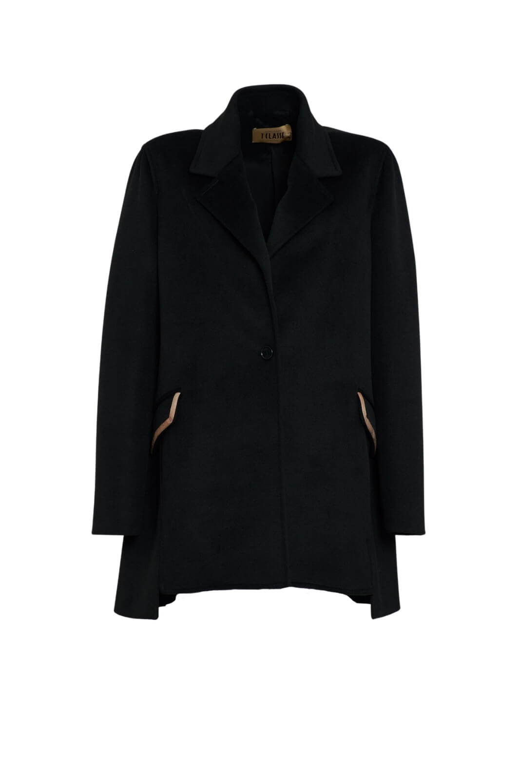 Alviero Martini cappotto donna monopetto midi fronte