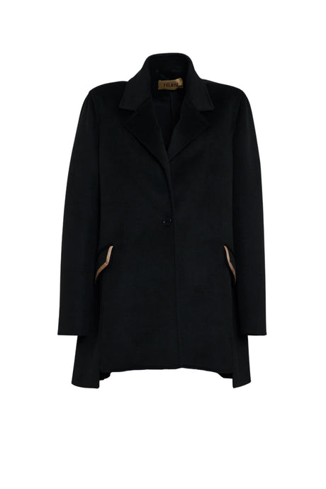 Alviero Martini cappotto donna monopetto midi fronte