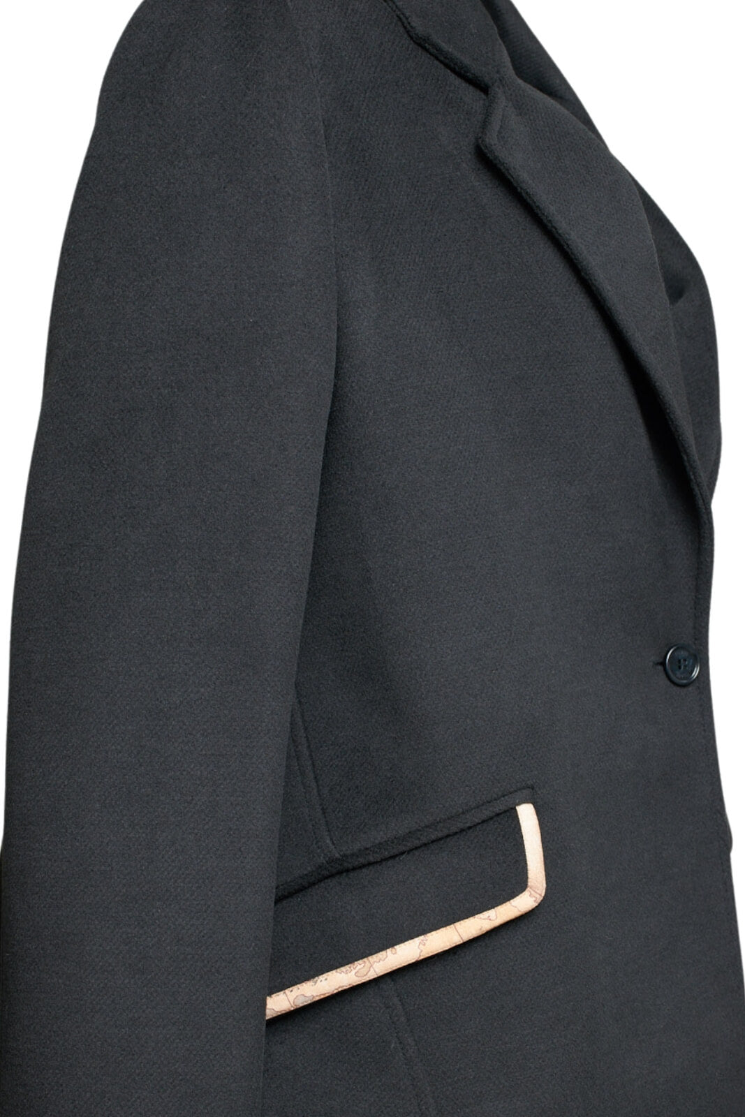 Alviero Martini cappotto donna monopetto midi dettaglio