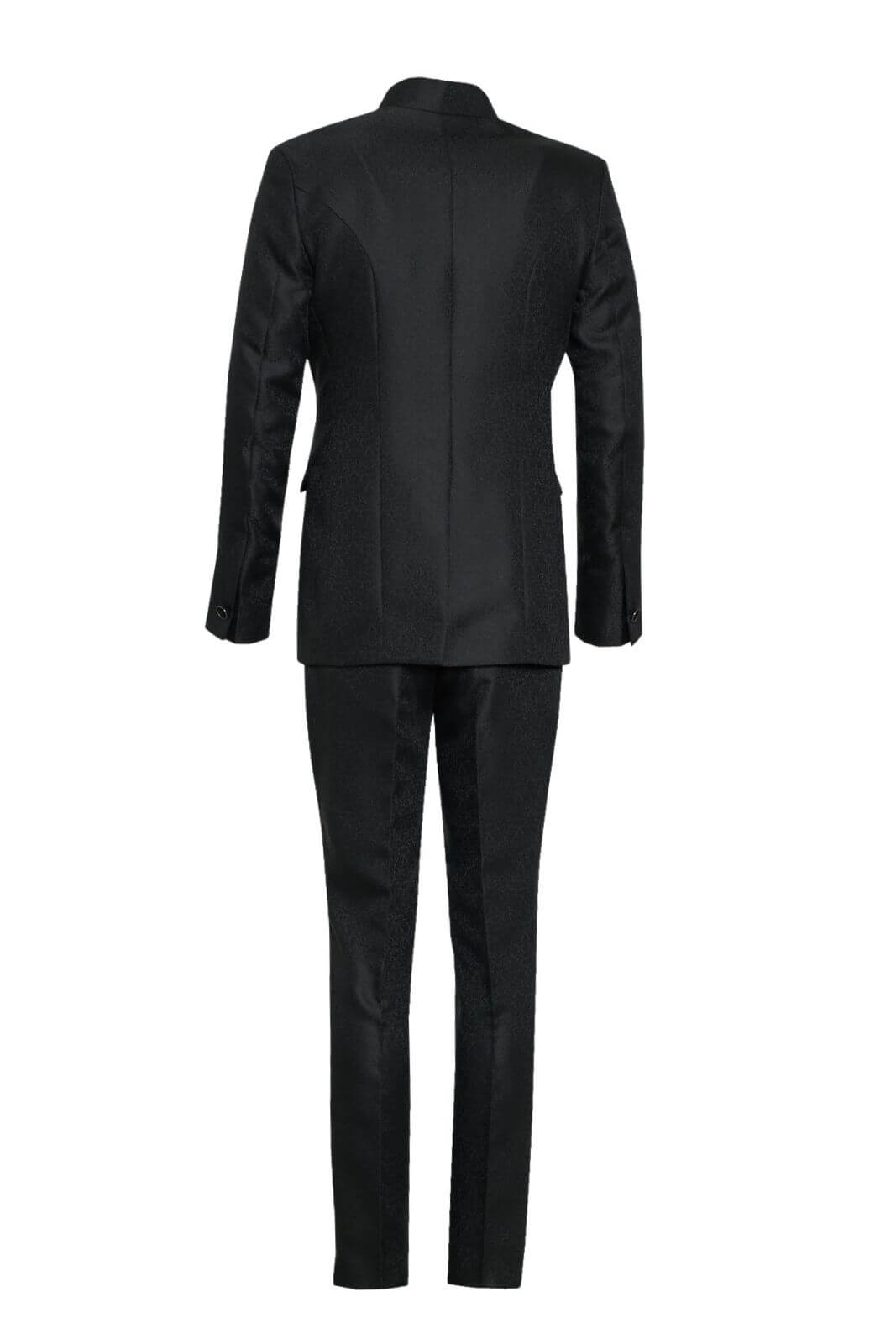 Abito da uomo Angelo Toma damascato con gilet retro