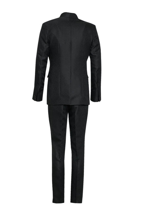 Abito da uomo Angelo Toma damascato con gilet retro