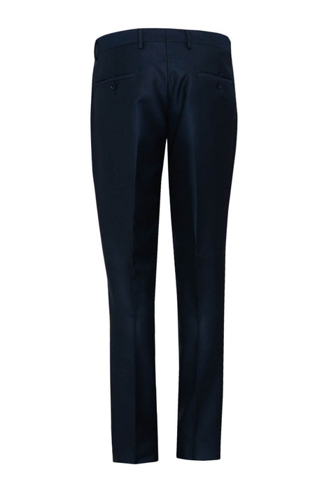 Abito uomo Angelo Toma in micro lavorazione dettaglio pantalone retro